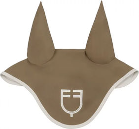 Produktbild von Equestro Fliegenhaube kurz für Pferde Braun Polyester Größe M