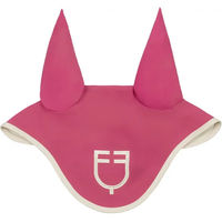 Produktbild von Equestro Fliegenhaube kurz für Pferde in Rosa aus Polyester