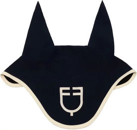Produktbild von Equestro Fliegenhaube kurz für Ponys aus Polyester in Blau