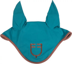 Produktbild von Equestro Fliegenhaube kurz für Ponys aus Polyester in Blau oder Türkis
