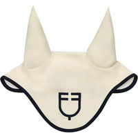 Produktbild von Equestro Fliegenhaube kurz für Vollblut in Weiß aus Polyester