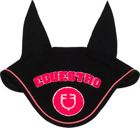 Produktbild von Equestro Fliegenhaube kurz Schwarz für Pferde