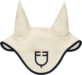 Produktbild von Equestro Fliegenhaube kurz Weiß aus Polyester Größe M