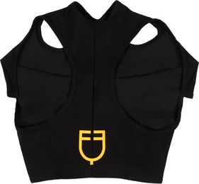 Produktbild von Equestro Fliegenmaske aus Lycra für Pferde ohne Netz für Augen und Ohren in Schwarz