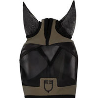 Produktbild von Equestro Fliegenmaske für Pferde aus Bambus in Beige Größe S
