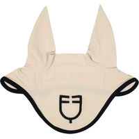 Produktbild von Equestro Fliegenmaske für Pferde aus Netzstoff in Beige