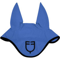 Produktbild von Equestro Fliegenmaske für Pferde aus Netzstoff in Blau Größe Full