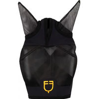 Produktbild von Equestro Fliegenmaske für Pferde Schwarz Größe L