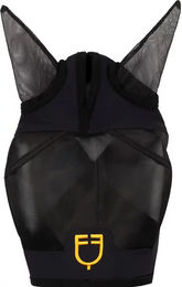 Produktbild von Equestro Fliegenmaske für Pferde Schwarz XL