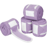 Produktbild von Equestro Gamaschen aus Fleece für Pferde Lila 4er Pack