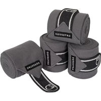 Produktbild von Equestro Gamaschen aus Fleece für Ponys in Grau 4er Pack