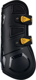 Produktbild von Equestro Gamaschen Windschutz Evolution aus Neopren für Warmblut Pferde Schwarz