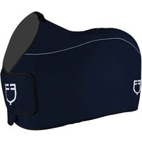 Produktbild von Equestro GP Abschwitzdecke für Pferde aus Fleece in Marine Blau 165 cm