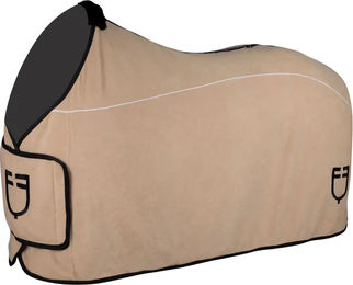 Equestro GP Fleece-Abschwitzdecke für Pferde in Beige 135 cm – Bild 1 von 10