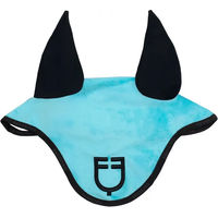 Produktbild von Equestro GP Fliegenhaube für Pferde in Blau Türkis