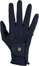 Produktbild von Equestro GP Reithandschuhe aus Kunstleder Blau Unisex Taille 10