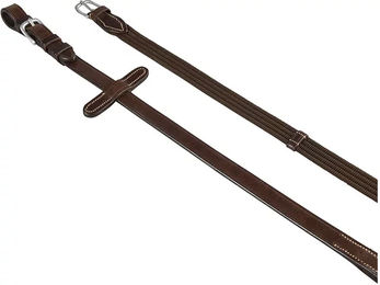 Produktbild von Equestro Gummizügel für Englisch-Trensen mit Schnallen in Braun