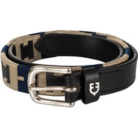 Produktbild von Equestro Gürteltasche aus Leder für Damen mit kontrastierender Stickerei in Schwarz Bunt 60 cm