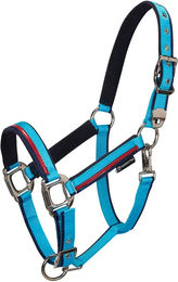 Produktbild von Equestro Halfter und Führleine für Pferde aus Nylon in Blau