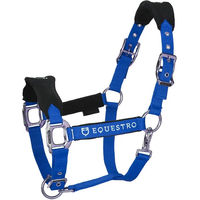 Produktbild von Equestro Halfter und Führleine für Pferde aus Nylon in Blau