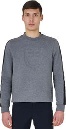 Produktbild von Equestro Herren Pullover aus Baumwolle Grau Größe L