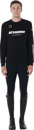 Produktbild von Equestro Herren Pullover aus Baumwolle Schwarz XXL