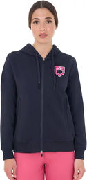 Produktbild von Equestro Hoodie Damen Blau aus Baumwolle