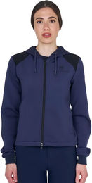 Equestro Hoodie Damen Blau Baumwolle XS – Bild 1 von 1
