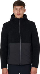 Equestro Hybrid-Reitjacke für Herren aus Nylon in Schwarz wasserdicht Winterjacke Größe L – Bild 1 von 6