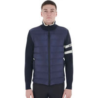 Produktbild von Equestro Hybrid-Steppjacke für Herren mit Reißverschluss in Blau Größe XS