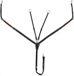 Produktbild von Equestro Jagdhalsband für Pferde aus Leder in Braun