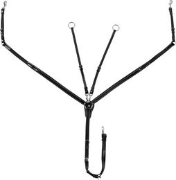 Produktbild von Equestro Jagdhalsband für Pferde aus Leder in Schwarz