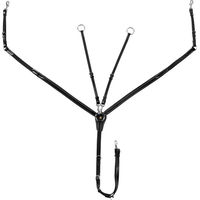 Produktbild von Equestro Jagdhalsband für Pferde aus Leder in Schwarz