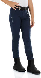 Produktbild von Equestro Jodhpur Bimbo Leilani Reithose für Mädchen aus Baumwolle Blau Grösse 32 IT