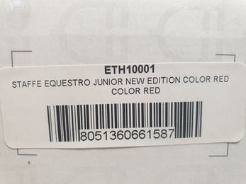Equestro Junior Steigbügel aus Metall in Rot – Bild 1 von 2