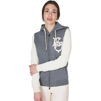 Produktbild von Equestro Kapuzenjacke für Damen aus Baumwolle Grau Größe S