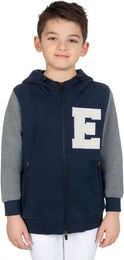 Produktbild von Equestro Kapuzenjacke für Kinder aus Baumwolle Blau 12 Jahre