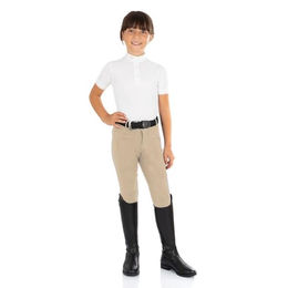 Produktbild von Equestro Kasumi Reithose für Mädchen aus Baumwolle Beige 15 Jahre