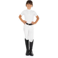 Produktbild von Equestro Kasumi Reithose für Mädchen aus Baumwolle Weiß 8 Jahre