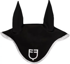 Produktbild von Equestro Kopfschutz Mütze aus technischem Stoff Schwarz