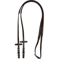 Produktbild von Equestro Kriss Zügel für Pferde aus Gummi Full in Braun oder Schwarz