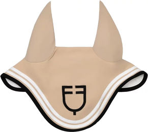 Produktbild von Equestro Kurze Mütze mit Doppelstreifen Beige Full