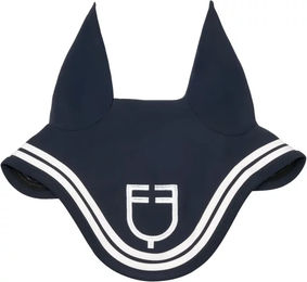 Produktbild von Equestro Kurze Mütze mit Doppelstreifen in Blau Full
