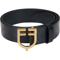 Produktbild von Equestro Leder Damen Gürtel mit Logo-Schnalle Schwarz 120 cm
