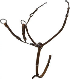 Produktbild von Equestro Leder-Halsband Nolwenn Y für Jagdhunde in Schwarz oder Braun