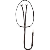 Produktbild von Equestro Leder-Martingal für Pferde in Silber Fitting