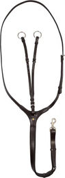 Produktbild von Equestro Leder-Martingale für Pferde in Braun