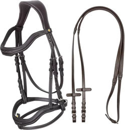 Produktbild von Equestro Leder Trense Full Braun