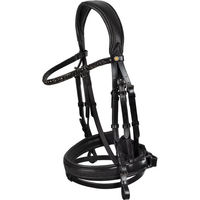 Produktbild von Equestro Leder Trense Full Schwarz