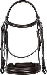 Produktbild von Equestro Leder Zaumzeug Full ohne Zügel in Braun oder Schwarz